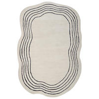 TEPPICH Beige 200/300 cm Viskose Ramzan - Beige, Textil (200/300cm) - Beliani