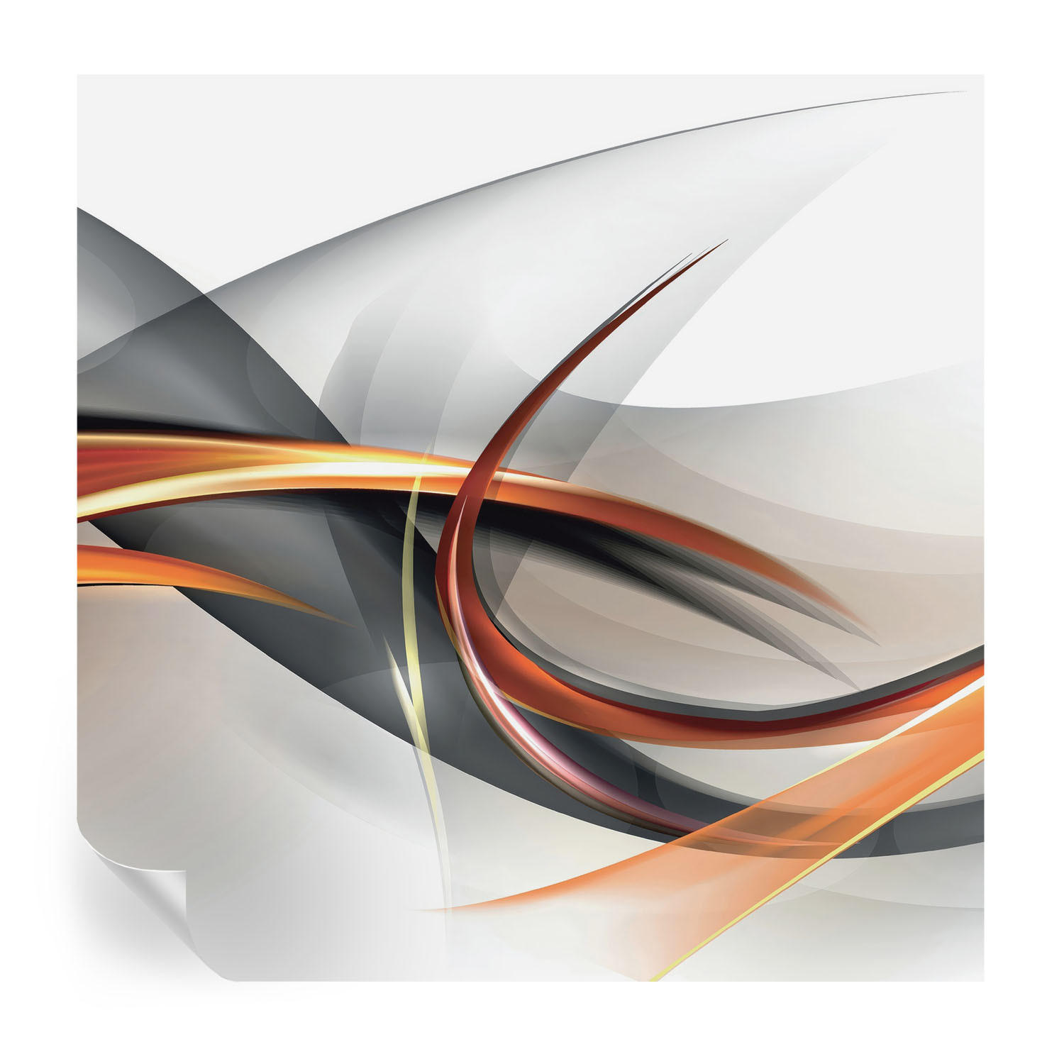 FOTOTAPETE 250x250 cm - Abstrakte Dynamik - Beige, Textil (250/250cm) - Wallfluent