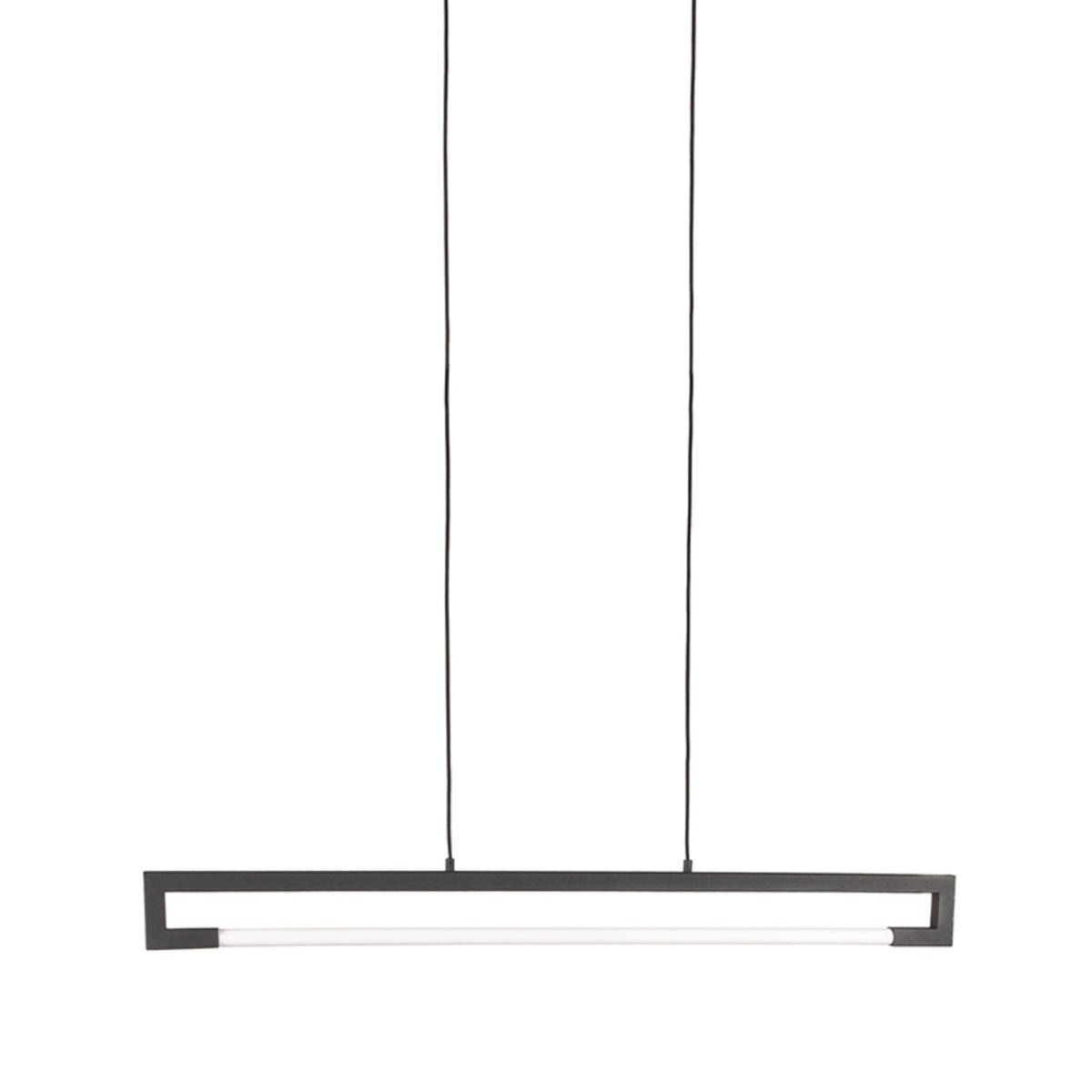 PENDELLEUCHTE Futuro Schwarz 9/120/118 cm - Schwarz, Metall (9/120/118cm) - LABEL51