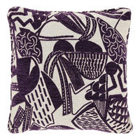 KISSEN Indy - Violett - 45/45/ cm - Multicolor, Textil (45/45cm) - Unique Living