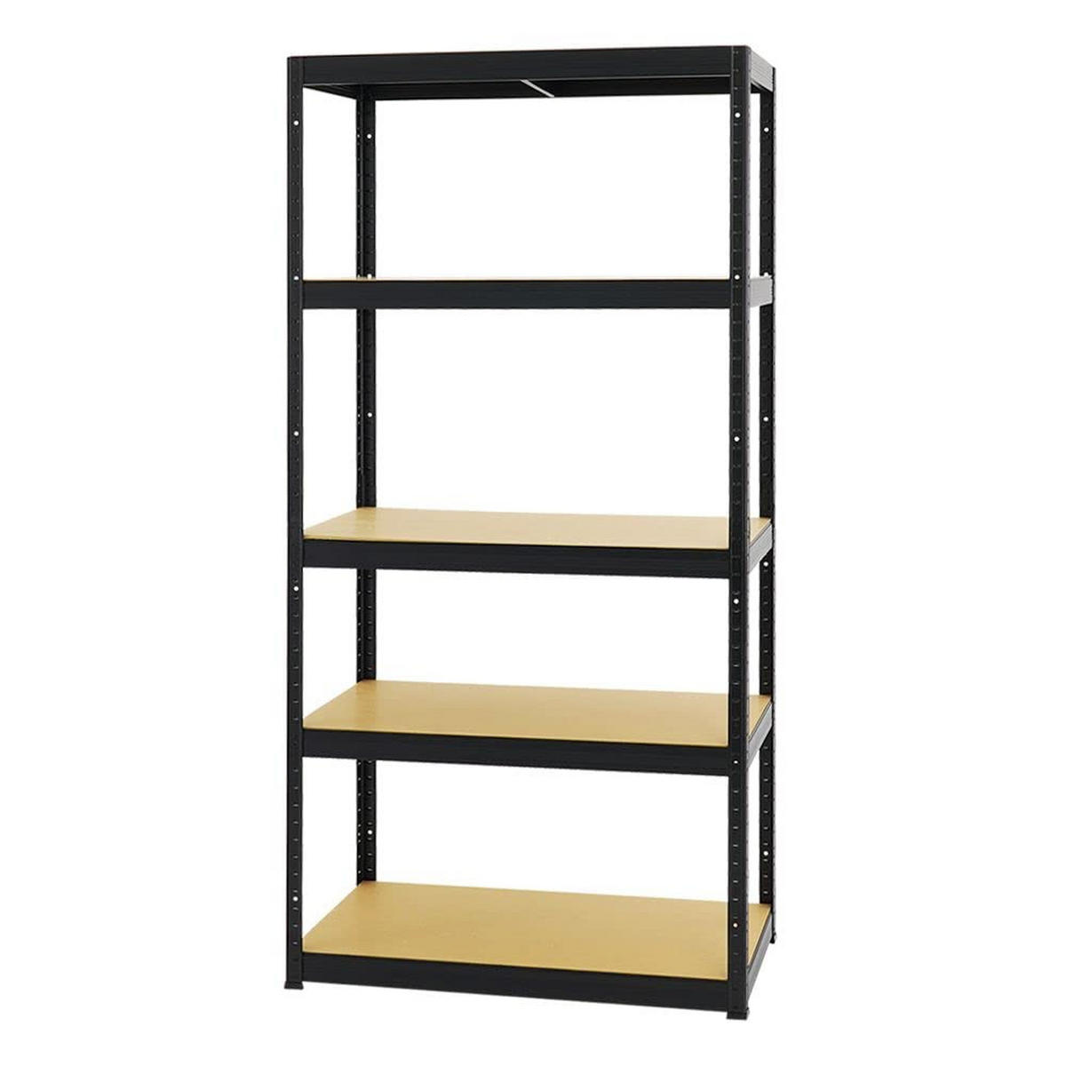 SCHWERLASTREGAL Slim Elephant S 180x90x45 cm 5 Ebenen Fachlast 350 kg Schwarz - Schwarz, Metall (90/180/45cm) - PROREGAL