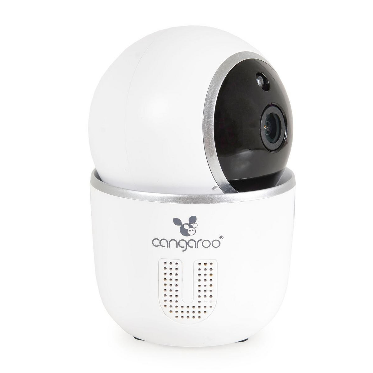 BABYPHONE Callisto Kamera weiß Schlaflieder Alarmfunktion Temperatursensor - Weiß, Kunststoff - Cangaroo