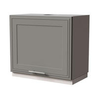 WRASENSCHRANK Salo W8/60 Grau / Dust Grey Matt 60 / 32,5 / 50cm - Grau, Holz/Holzwerkstoff (60/50/32.5cm) - Feldmann-Wohnen
