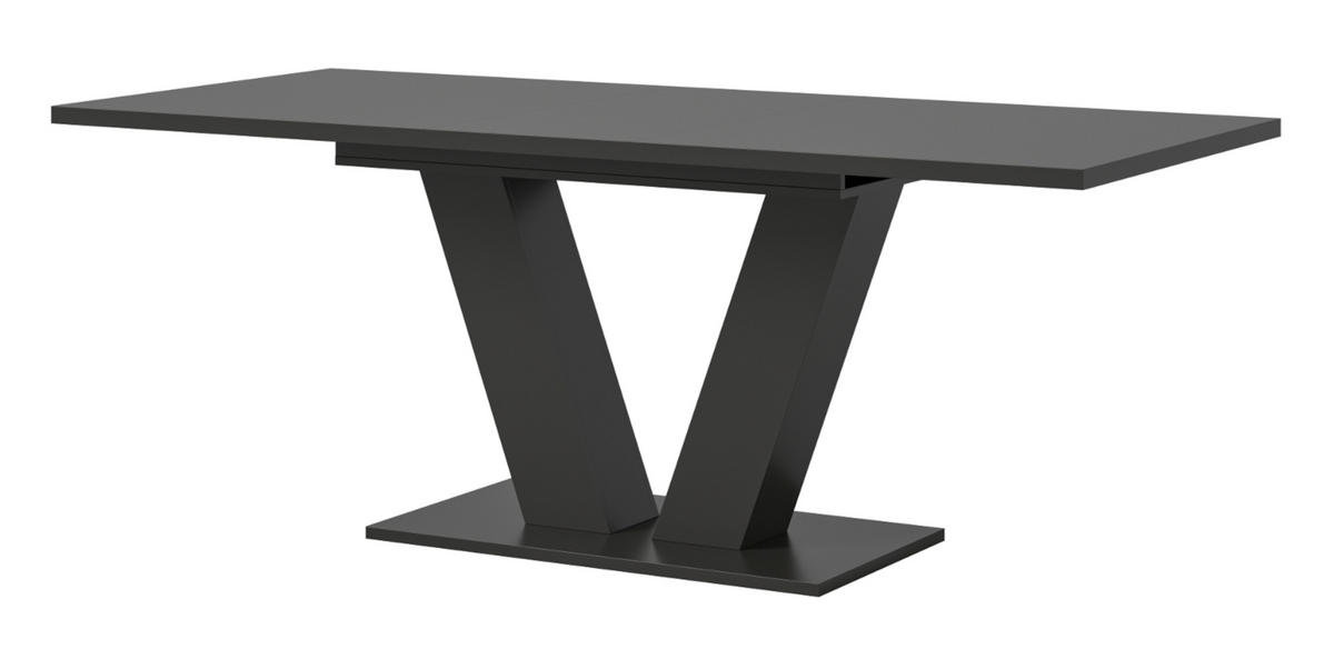 ESSTISCH grau 150 - 190 cm, Küchentisch ausziehbar - Grau, Holz/Holzwerkstoff (150/90/76cm) - Inn.Furn