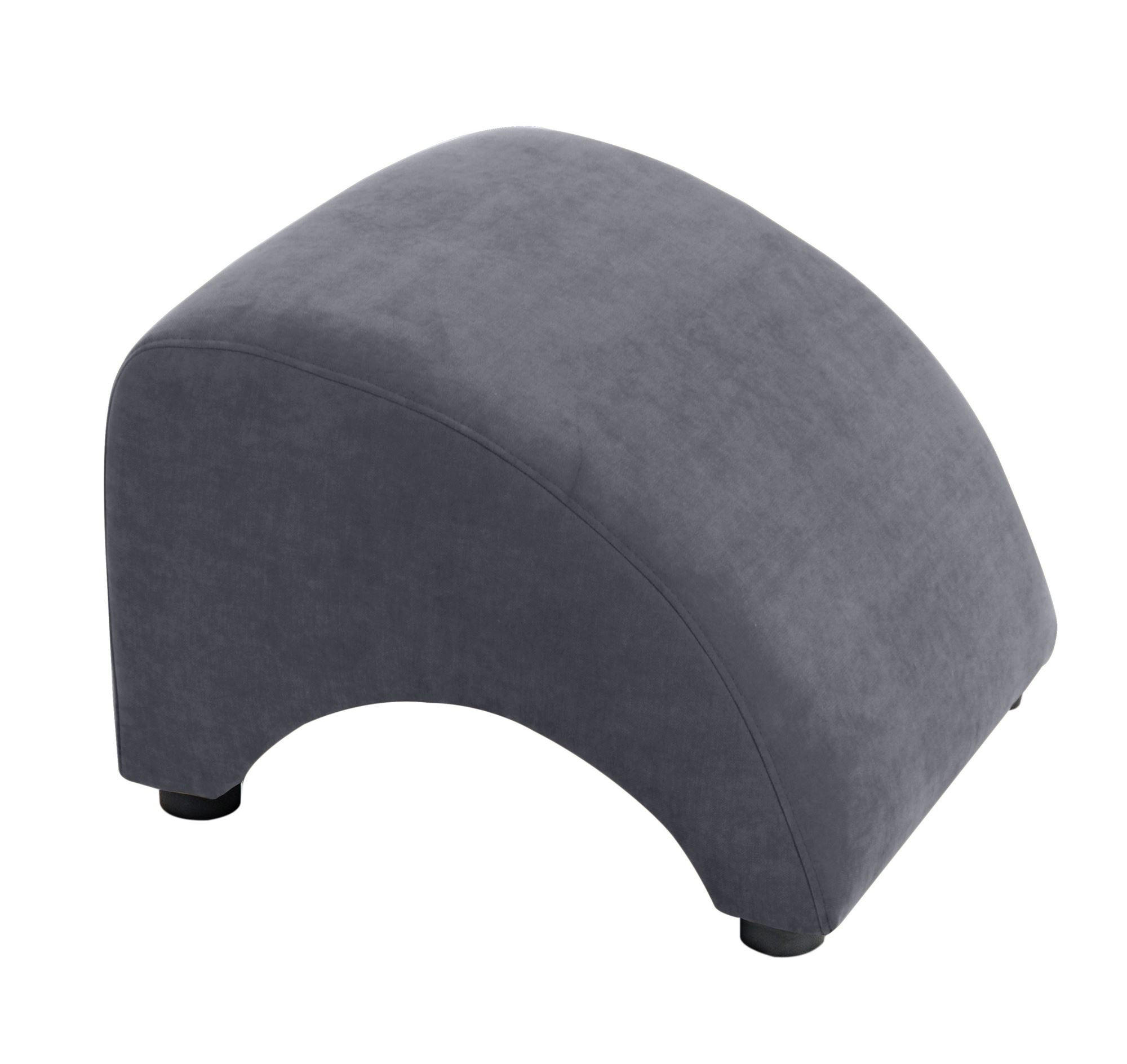 58aufmkessel Polsterhocker Anthrazit 52x37x54 cm