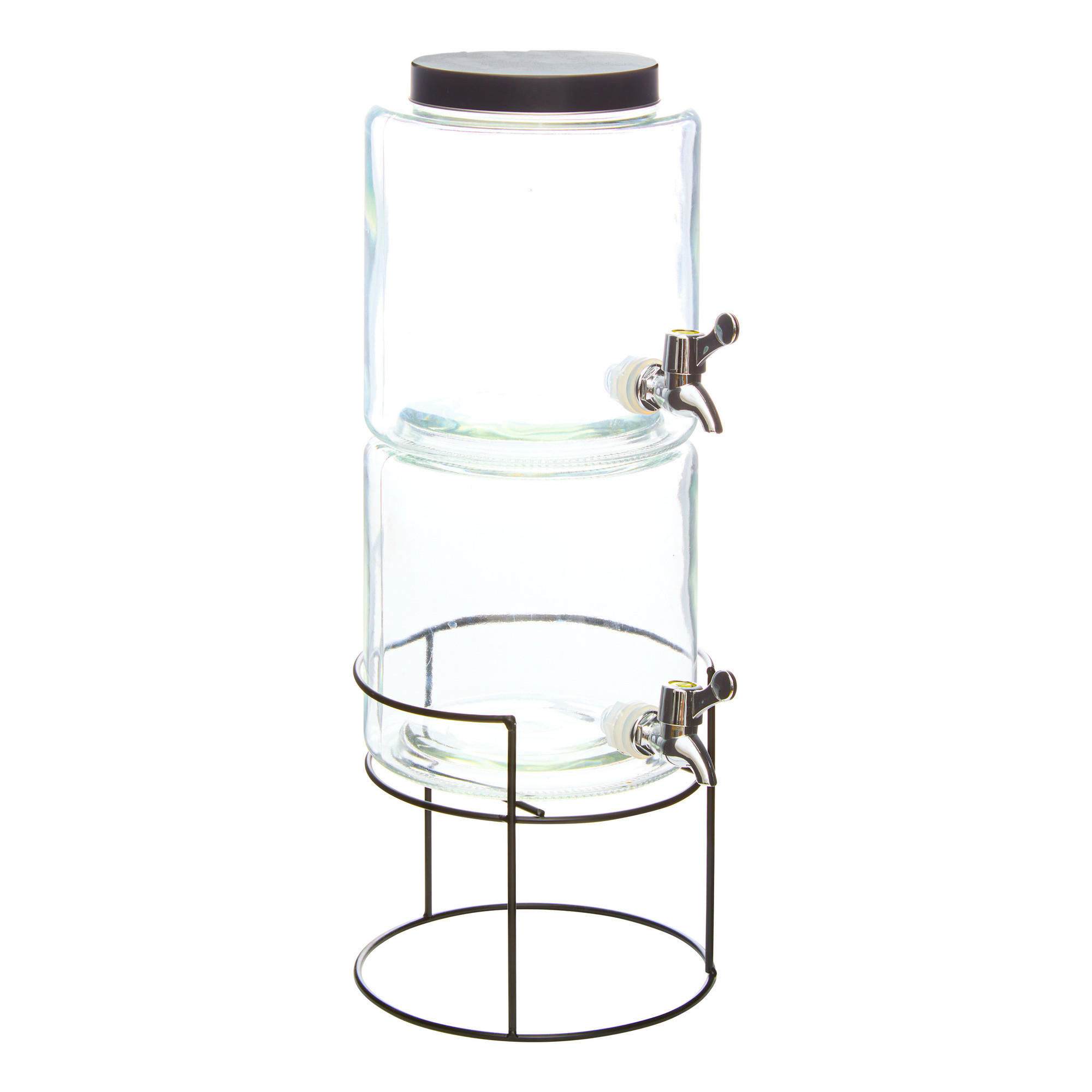 GETRÄNKESPENDER Transparent 3,8 l 24,5/18,5/50 cm - Transparent, Glas (18.5/24.5cm) - Atmosphera Createur d´interieur