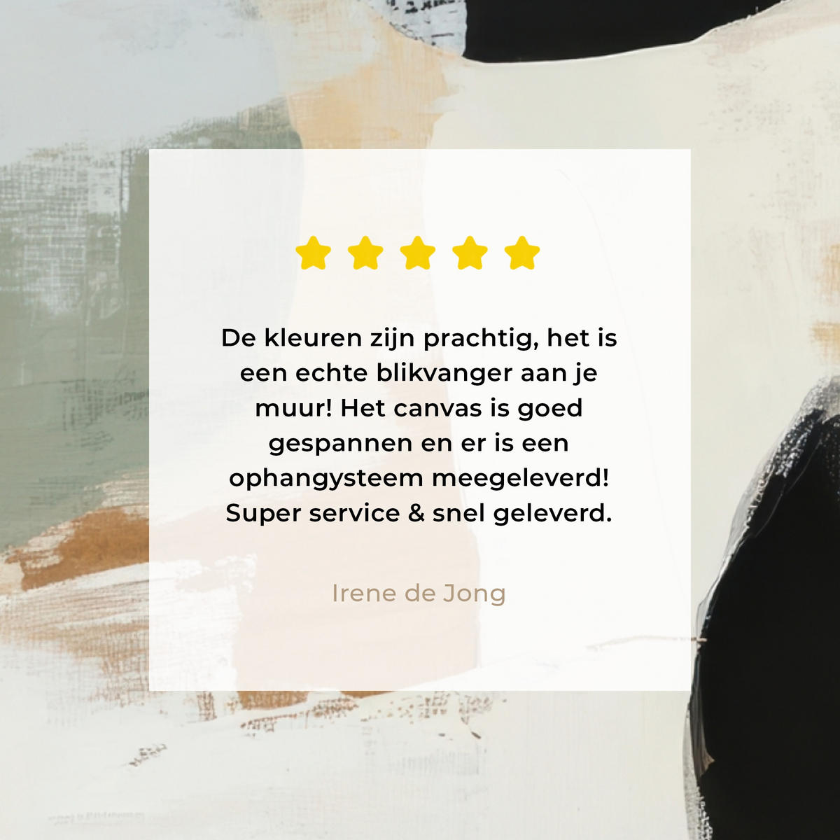 LEINWANDBILD Farbe - Abstrakt - Farben 50x50 cm - Currygelb, Textil (50/50cm) - MuchoWow