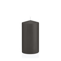 STUMPENKERZEN Grau Ø 78 x 150 mm, 8 Stück - Grau, Paraffin (8/15cm) - Wiedemann Kerzen