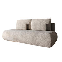 SCHLAFSOFA mit Bettkasten BELLS Beige - Beige, Holzwerkstoff (214/96/96cm) - Compleo24