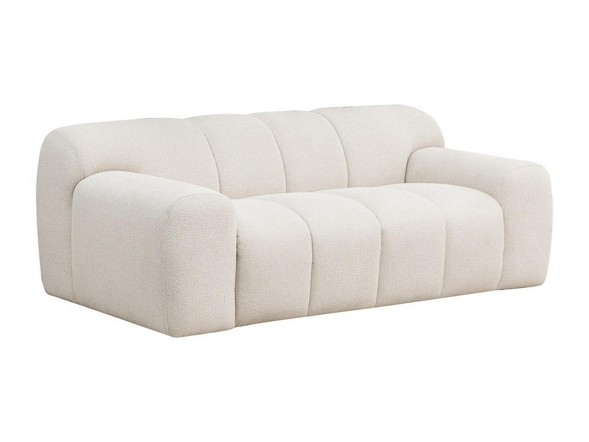 SOFA - 3 Personen - stoff - beige Atuju - Beige, Textil (200/74/111cm) - Vente-Unique