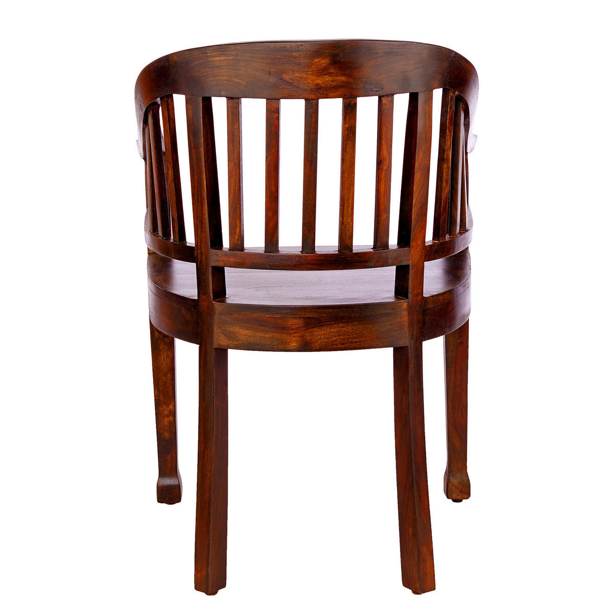 STUHL Hopkins - Dunkelbraun, Holz (55/81/54cm) - Butlers