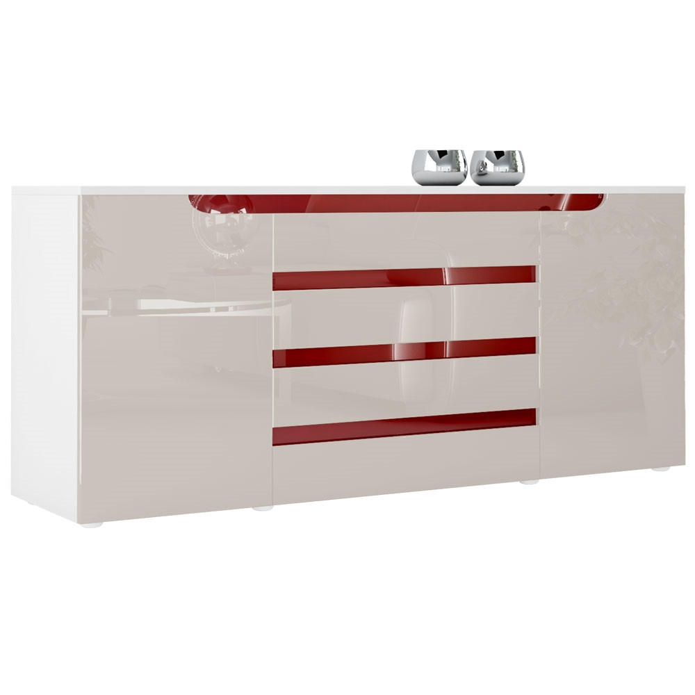Vladon Sideboard Sand 166x72x35 cm