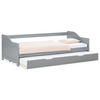 KINDERBETT ausziehbar 90/200 cm Grau - Grau, Holz (90/200cm) - Homestyle4u