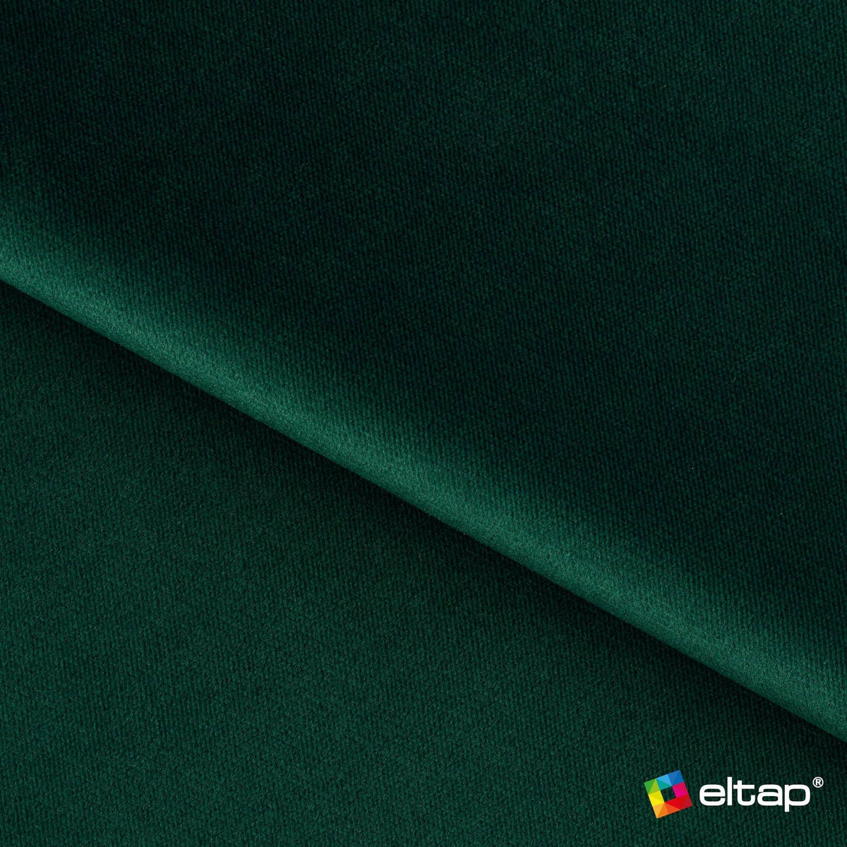 ECKSOFA mit Schlaffunktion und Bettkasten, Lukso-Stoff - Dunkelgrün/Schwarz, Textil/Metall (276/191cm) - Eltap