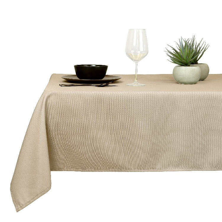 TISCHDECKE Levi - Grau - 150/200/ cm - Grau, Textil (200/150cm) - Unique Living