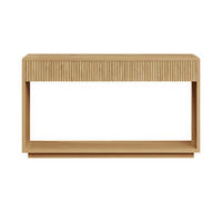 KONSOLENTISCH mit 2 Schubladen Helle Eiche 150 cm - Naturfarben, Holzwerkstoff (150/35/85cm)