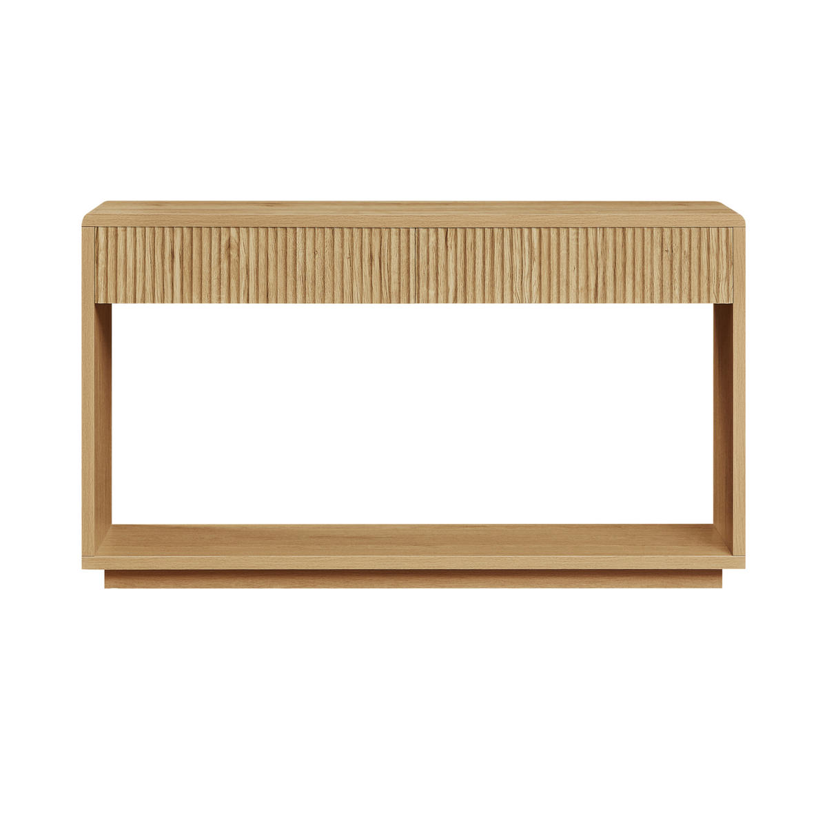 KONSOLENTISCH DE-37301 150 cm breit mit 2 Schubladen Natur - Naturfarben, Holzwerkstoff (150/35/85cm) - ComfortXL
