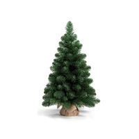 WEIHNACHTSBAUM künstlich Narnie in Blumentopf 45cm, Tannenbaum Christbaum Kunstbaum Dekobaum mit Metallständer - Grün, Kunststoff (45cm) - LAALU