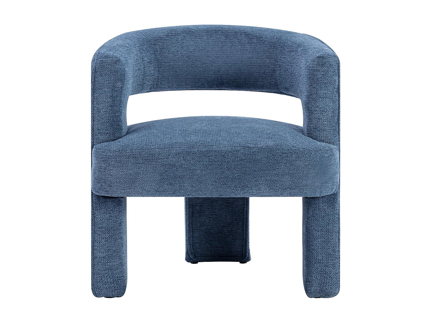 SESSEL mit gerader Rückenlehne - 1 Person - Stoff - Blau - - Blau, Textil (66/75/63cm) - Vente-Unique