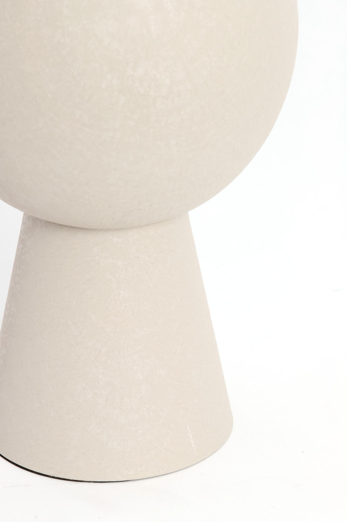 VASE Chedi Grau Ø25/60 cm - Grau, Metall (60cm) - Light & Living