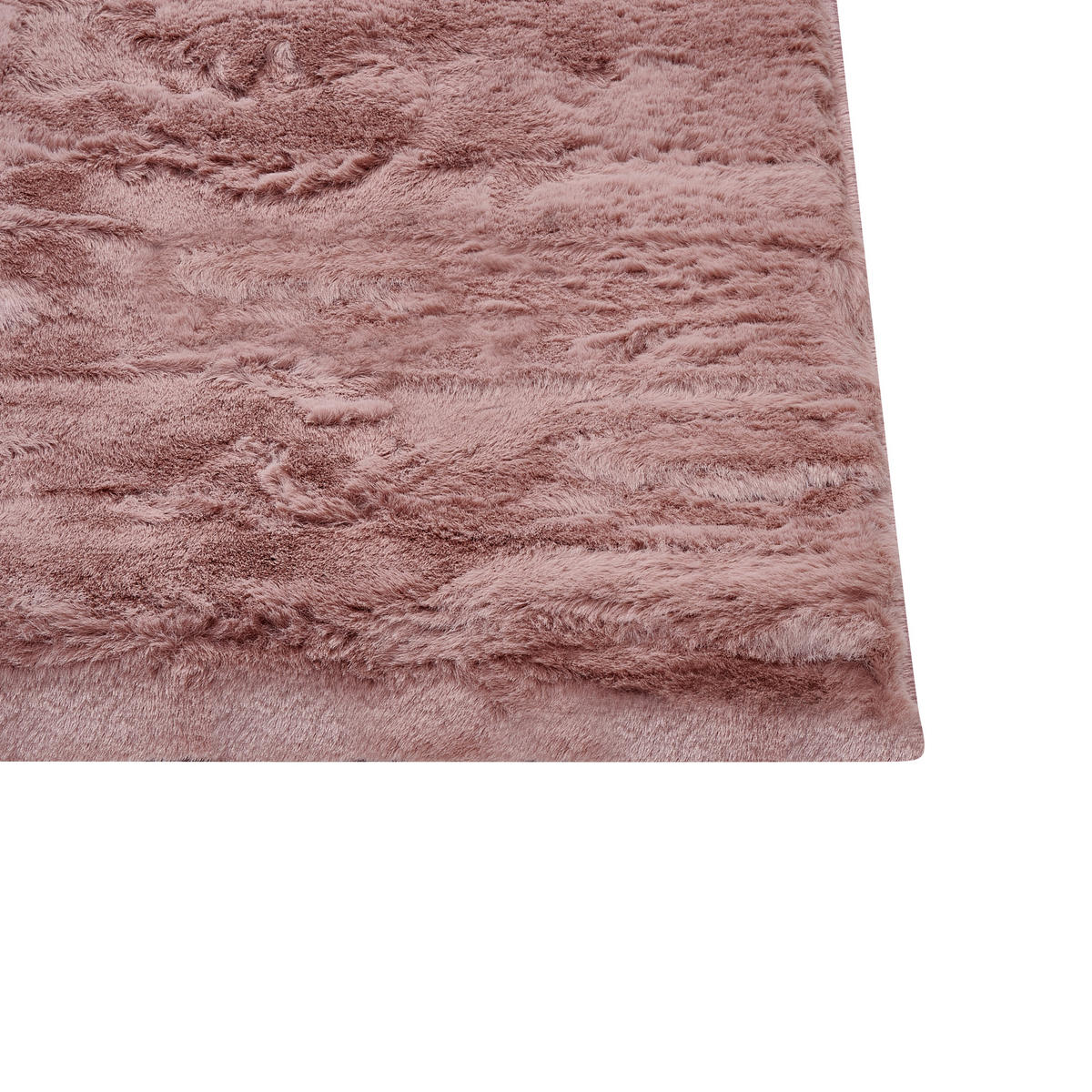 SHAGGY-KUNSTFELLTEPPICH Mirpur 150/80 cm - Pink, Kunststoff (80/150cm) - Beliani