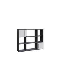 BÜCHERREGAL Randall Anthrazit Weiss - Weiß/Grau, Holzwerkstoff (25.4/94/120cm) - Decorotika