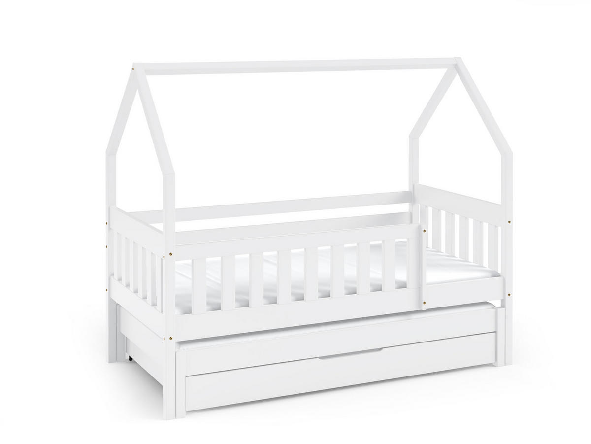 KINDERBETT BAMBINA 80x160 cm Weiß - Weiß, Holz (80/160cm) - MASSENO