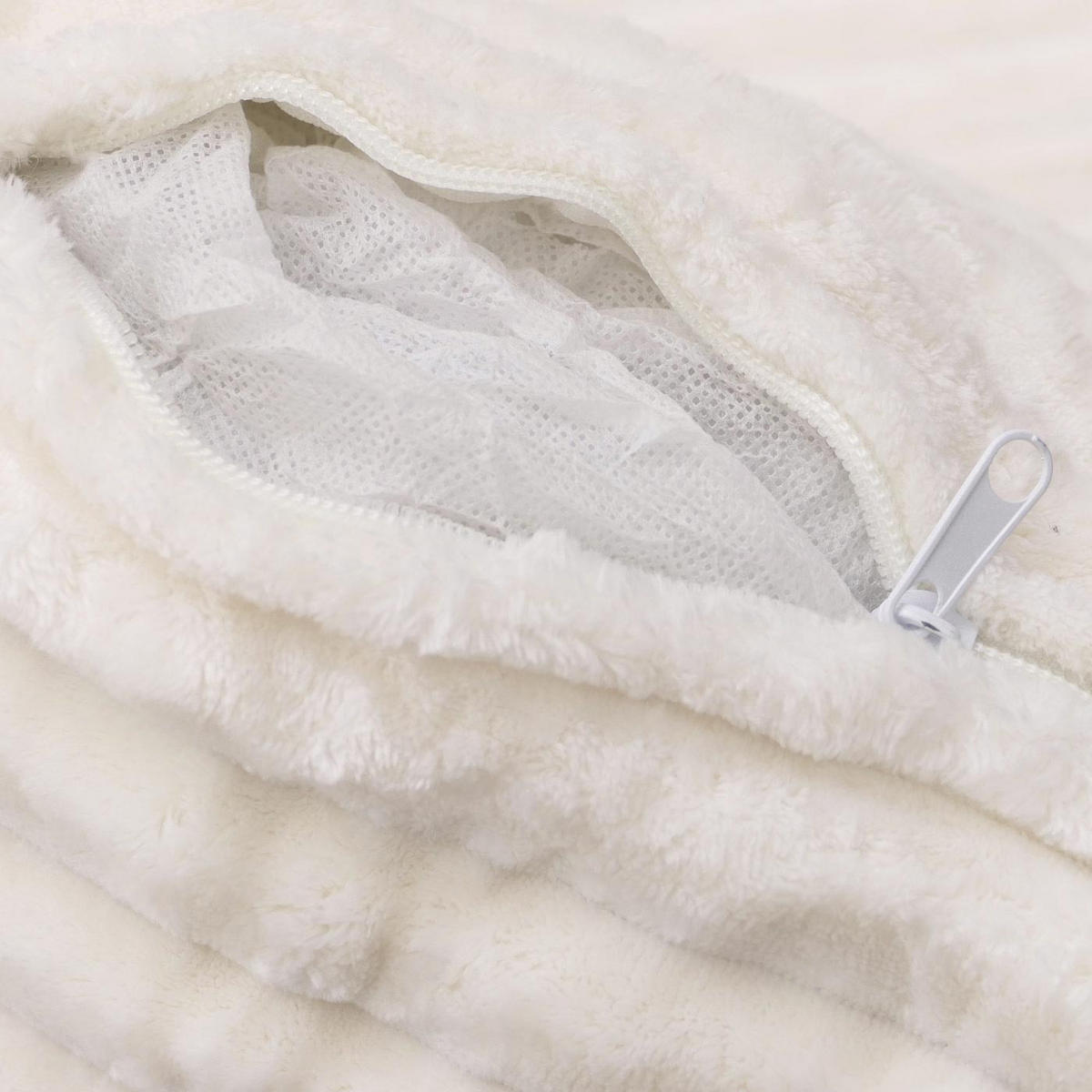 SOFA-GARNITUR Weiß - Weiß, Textil (296/61/159cm) - MCW