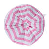 BODENKISSEN rund, rosa-weiß gestreift, Ø 40/15 cm - Rosa, Textil (40/40/15cm) - Homescapes