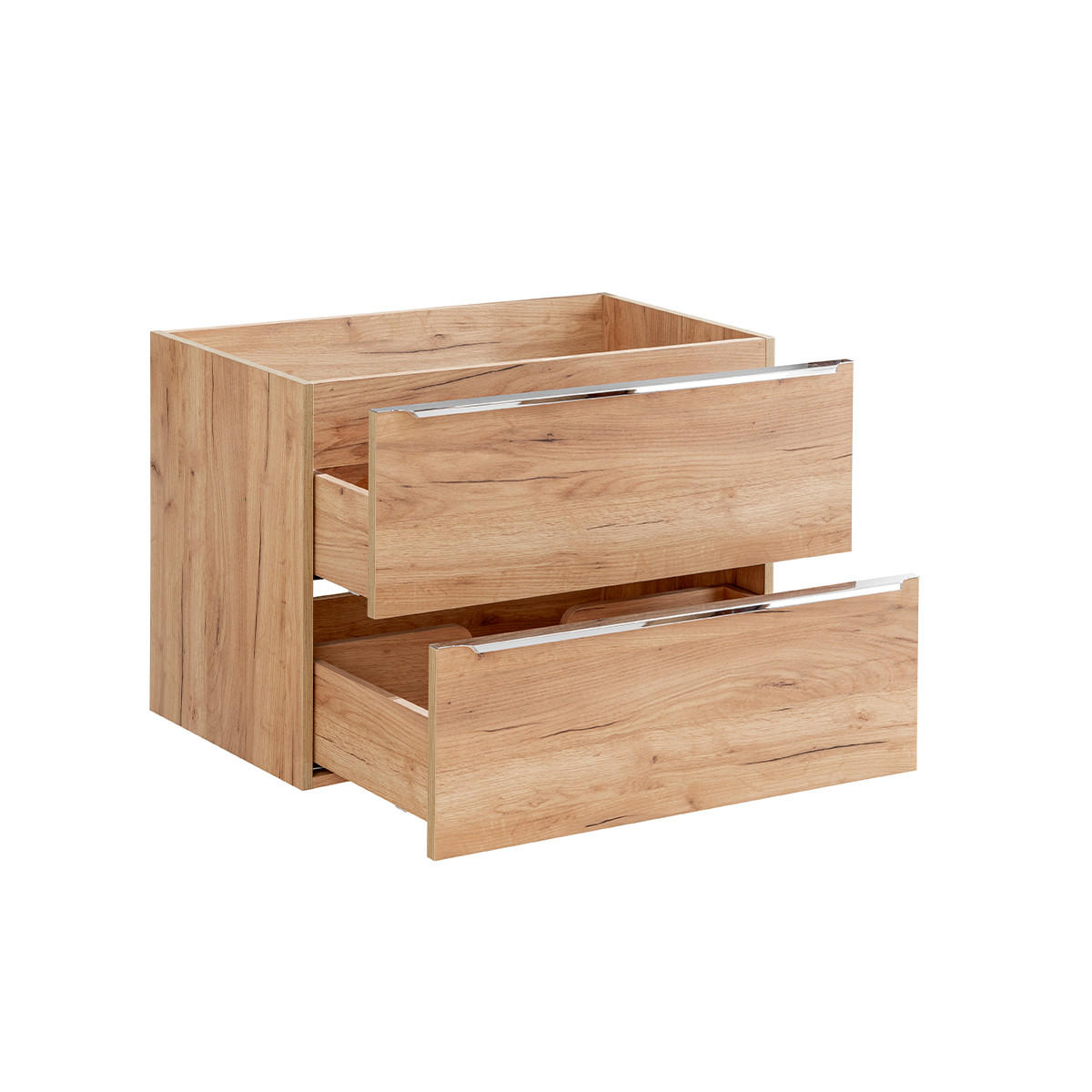 WASCHTISCHUNTERSCHRANK 80cm April Holz - Braun, Holzwerkstoff (80/57/46cm) - Petits-meubles