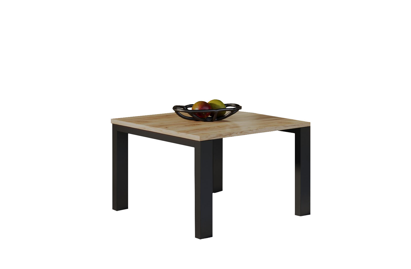 Endo-Moebel Couchtisch Eiche Bianco 80x55x80 cm