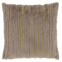 KISSEN Kristy - Braun - 45/45/ cm - Taupe, Textil (45/45cm) - Unique Living