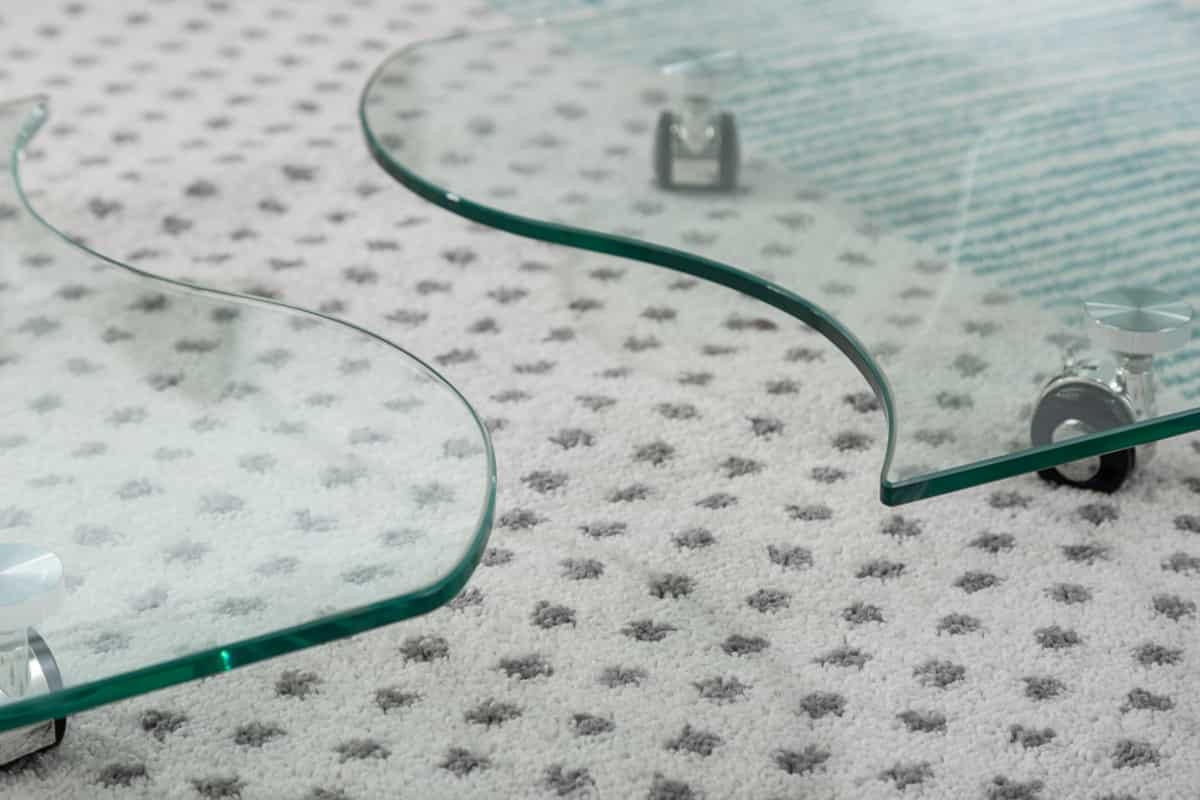 COUCHTISCH FANTOME Sicherheitsglas rechteckig Transparent 90cm - Transparent/Schwarz, Glas (50/90/40cm) - riess-ambiente