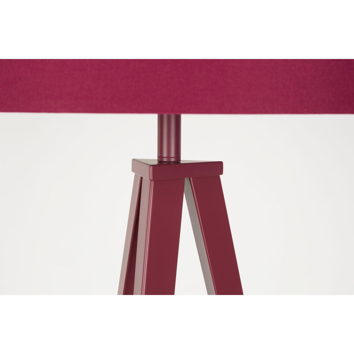 STEHLAMPE Tripod Rot - Rot, Metall (50/50/157cm) - Zuiver