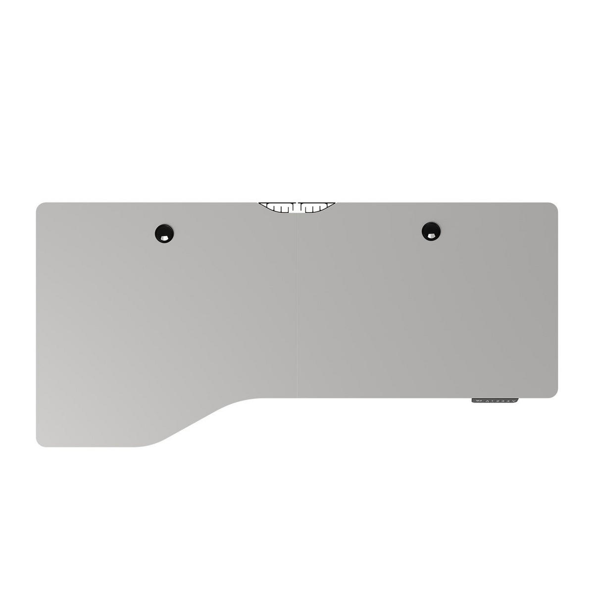 SCHREIBTISCH Office Stand weiß 160x75 cm höhenverstellbar - Weiß, Holz (60/160/117cm) - Juskys