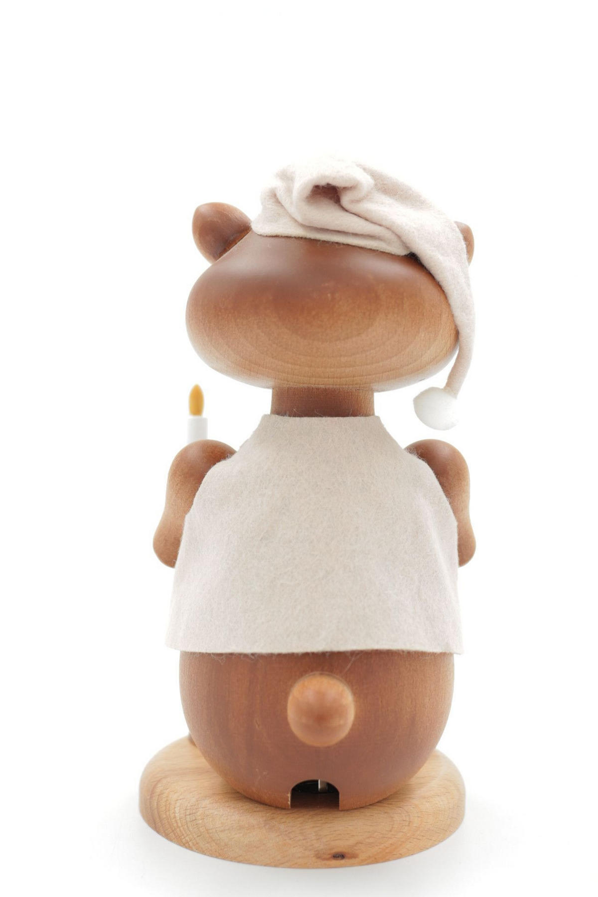 RAUCHFIGUR Hamster Nachtwandler 18 cm - Multicolor, Holz (12/18/0.1cm)