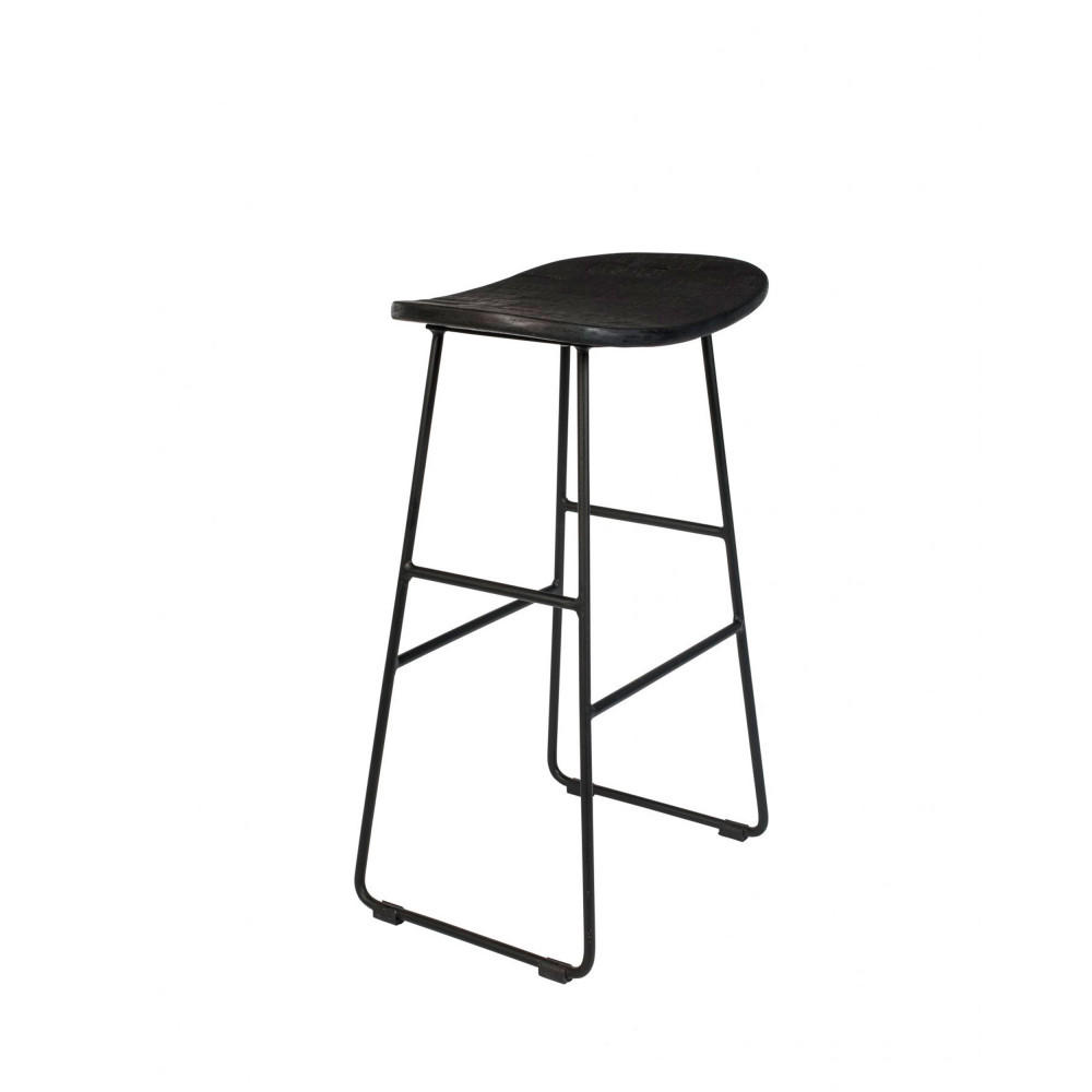 Drawer Barhocker Schwarz 40x65x30 cm