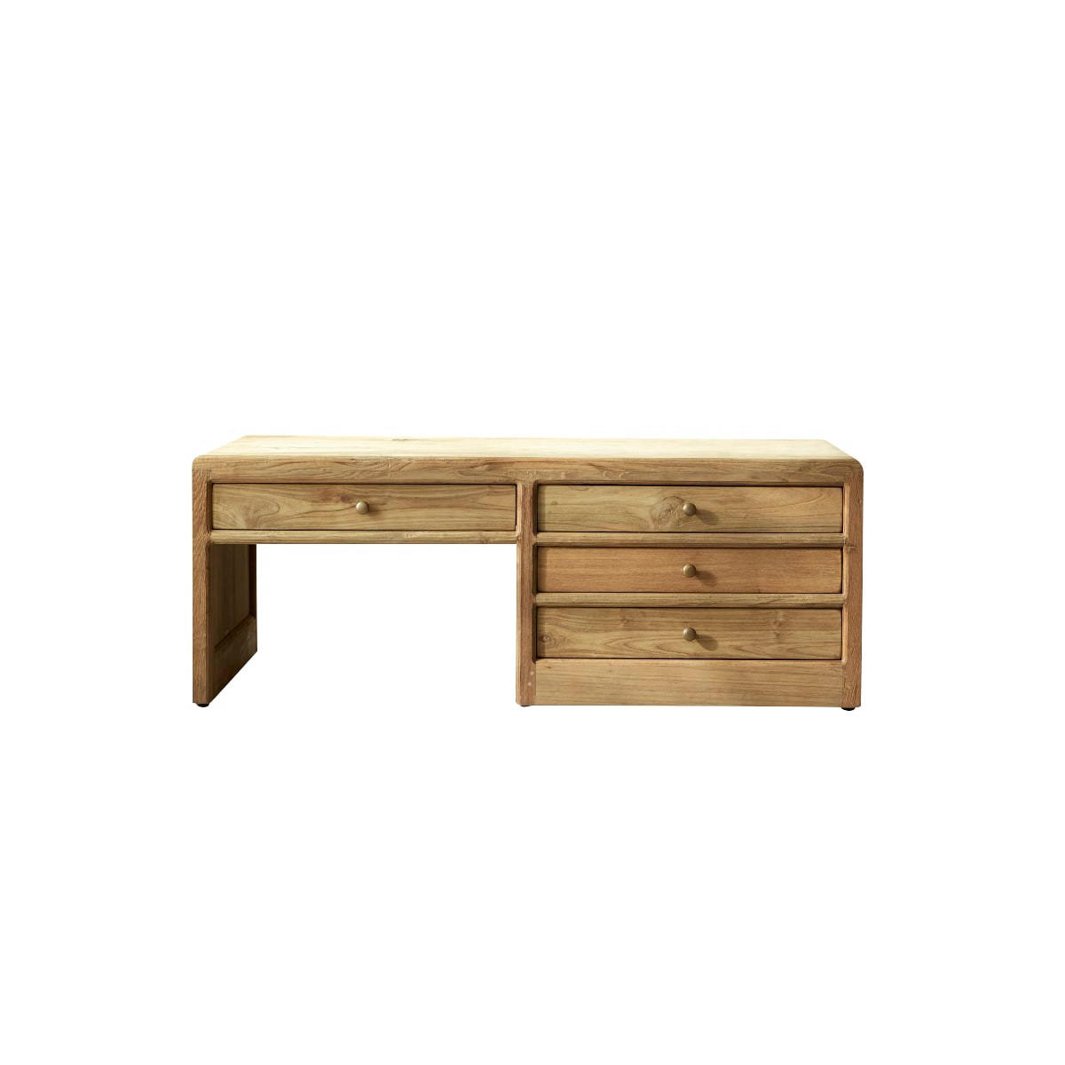 Tikamoon Couchtisch Natur 100x37x60 cm