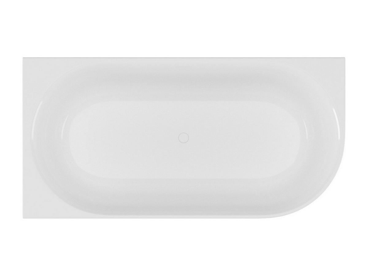 BADEWANNE (Standard) - 1 -Sitzer - Acryl - weiß - BARBORI - Weiß, Kunststoff (150/58/75cm) - Vente-Unique