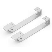 REGALTRÄGER als 2er Set Emily, Stahl in verschiedenen Trendfarben und Größen - Grau, Metall (3/4/20.5cm) - Alberts