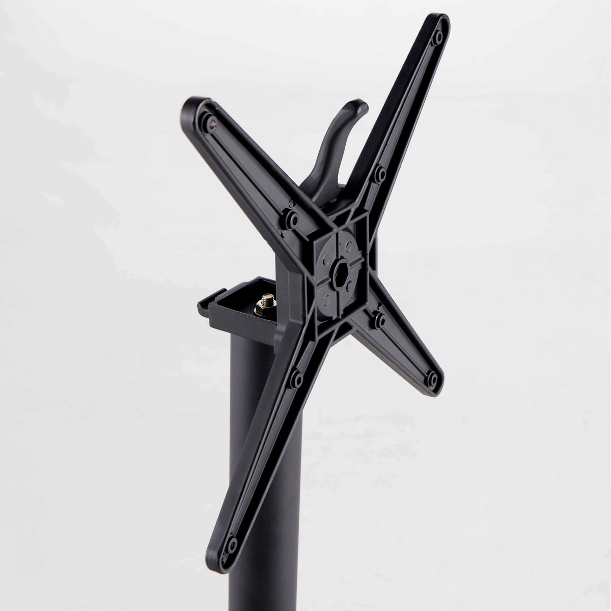 GARTENTISCH rund, Schwarz - Schwarz, Holzwerkstoff (70/70/72cm) - Oviala