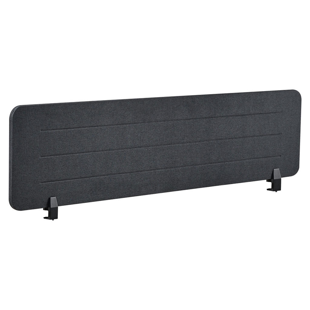 Beliani DĚLICÍ STĚNA NA STŮL 160/40 cm Tmavě šedá Ziggy