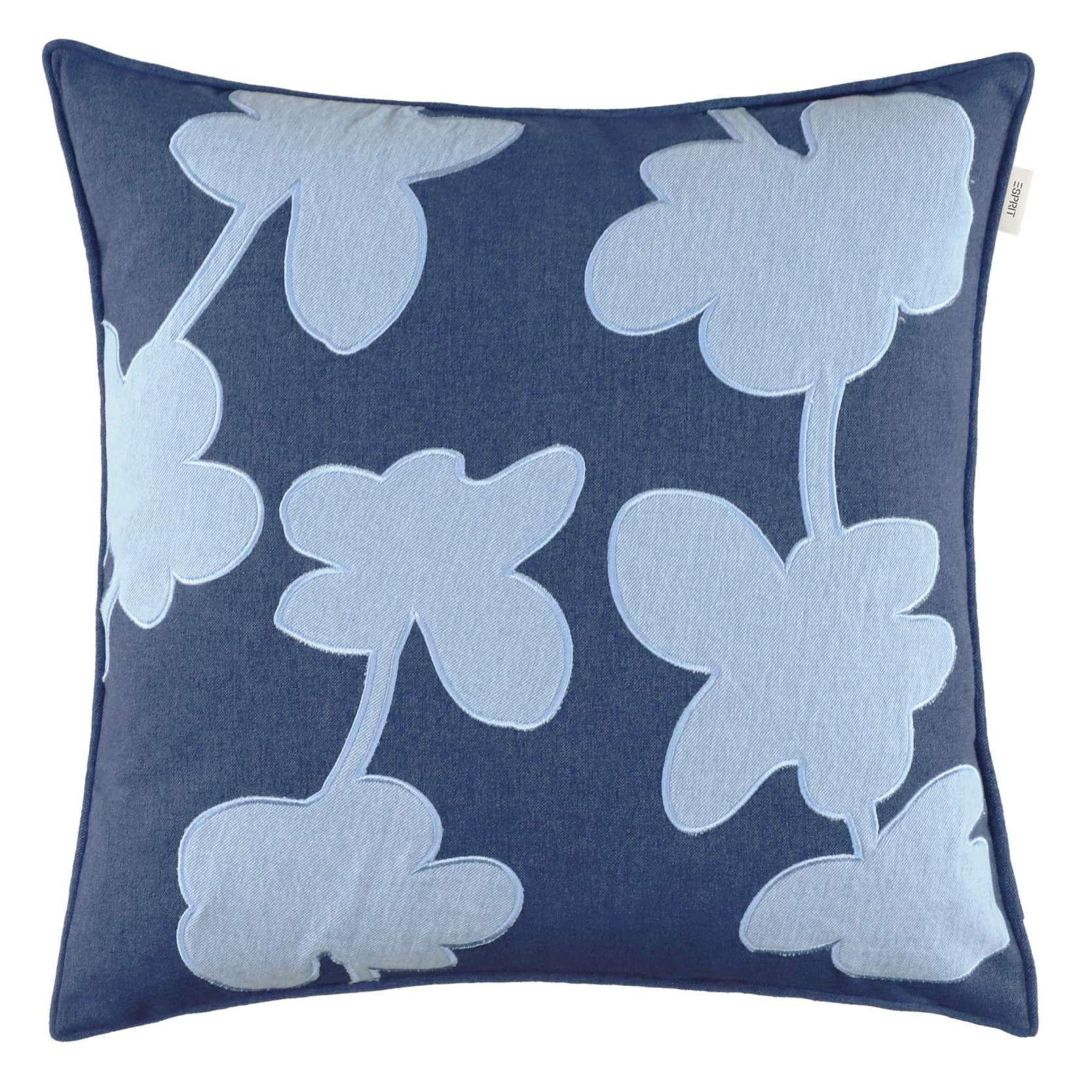 KISSENHÜLLE ALISA - Blau, Textil (45/45cm) - Esprit