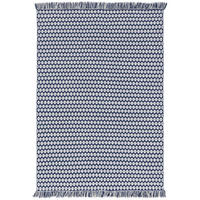TEPPICH aus recyceltem Material Morty Dunkelblau 80x150 cm - Dunkelblau, Textil (80/150cm) - benuta Pure