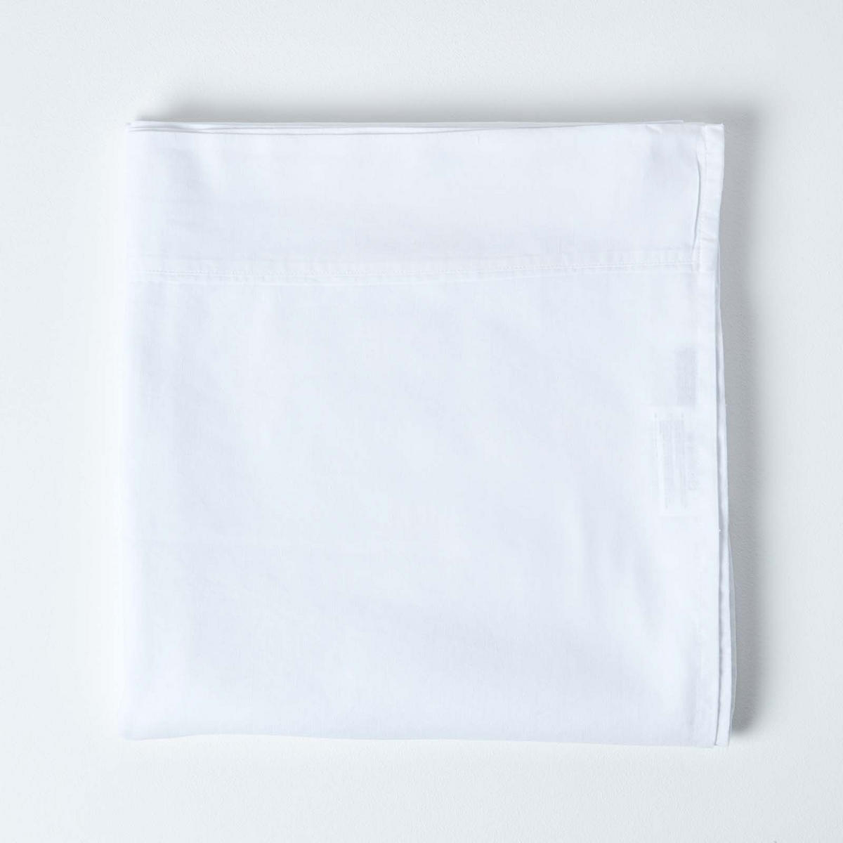 LEINEN-BETTLAKEN ohne Gummizug aus 60% Leinen & 40% Baumwolle - Weiß, Textil (240/275cm) - Homescapes