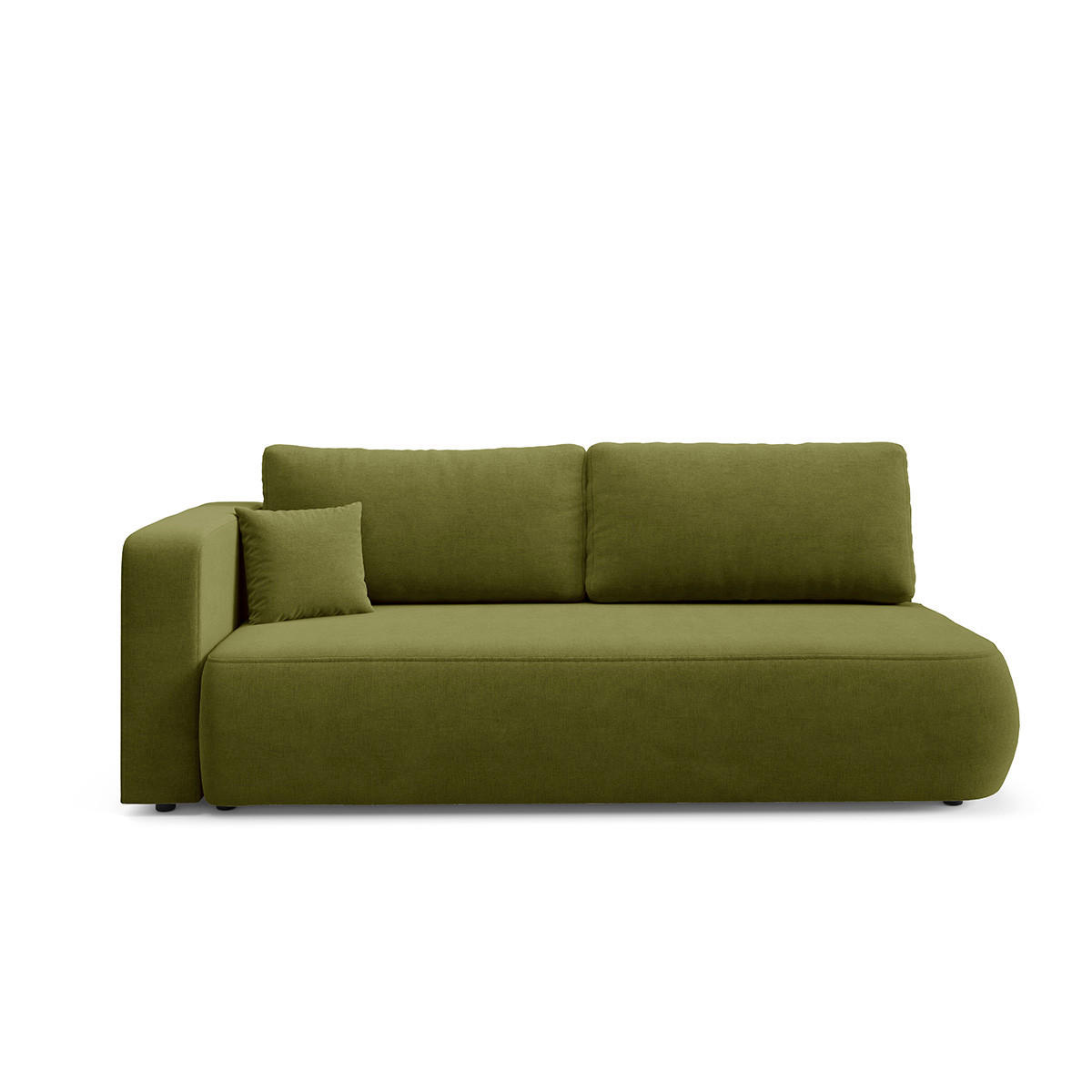 SOFA Antonio 3 Sitzplätze Grün - Grün, Holz (228/82/106cm) - Petits-meubles