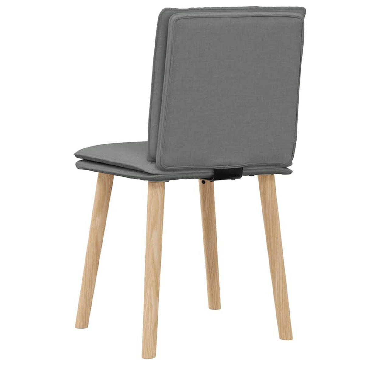 ESSZIMMERSTÜHLE 2 Stk. Dunkelgrau Stoff 45*54*86cm - Dunkelgrau, Metall (45/86/54cm) - ZMH