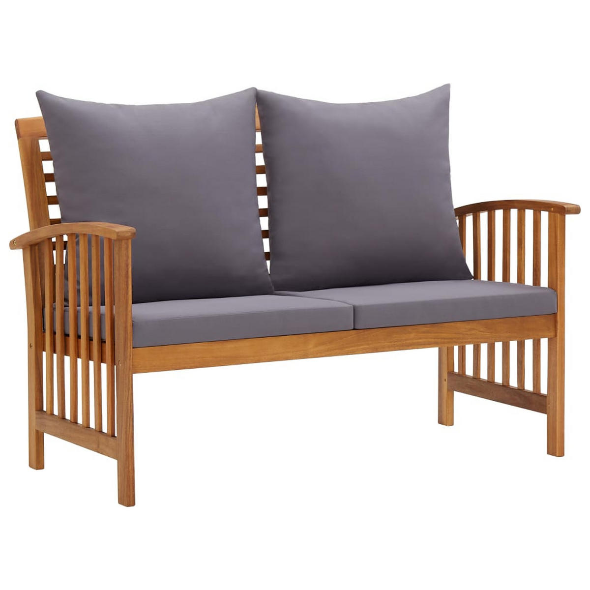 GARTENSET Reitz 3-teilig - Grau, Holzwerkstoff - Nettlife