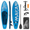 STAND UP PADDLE BOARD Makani Blau - Blau, Kunststoff (320/80/15cm) - ECD-Germany