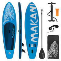 STAND UP PADDLE BOARD Makani Blau - Blau, Kunststoff (320/80/15cm) - ECD-Germany